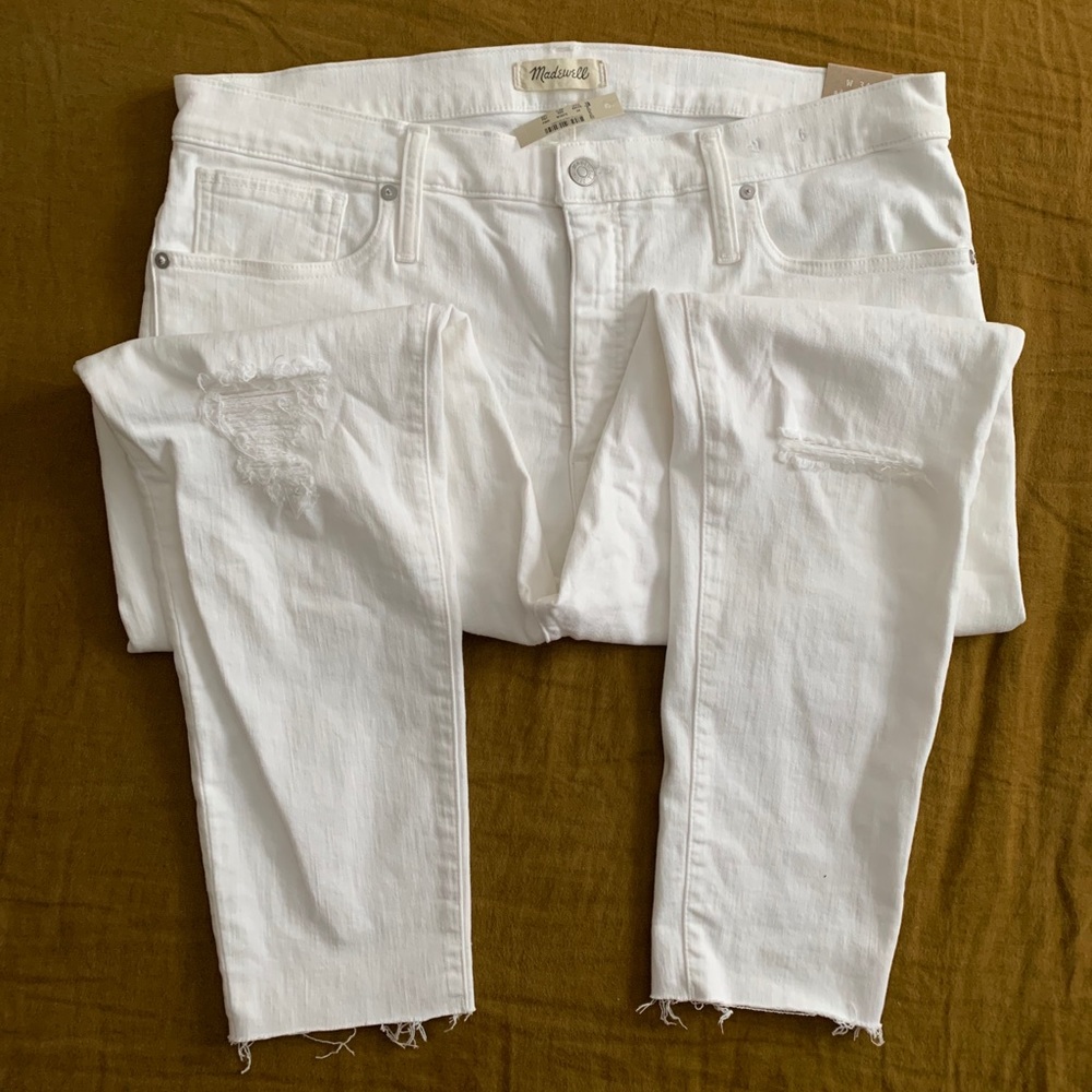 BNWT Madewell high rise skinny crop jeans
